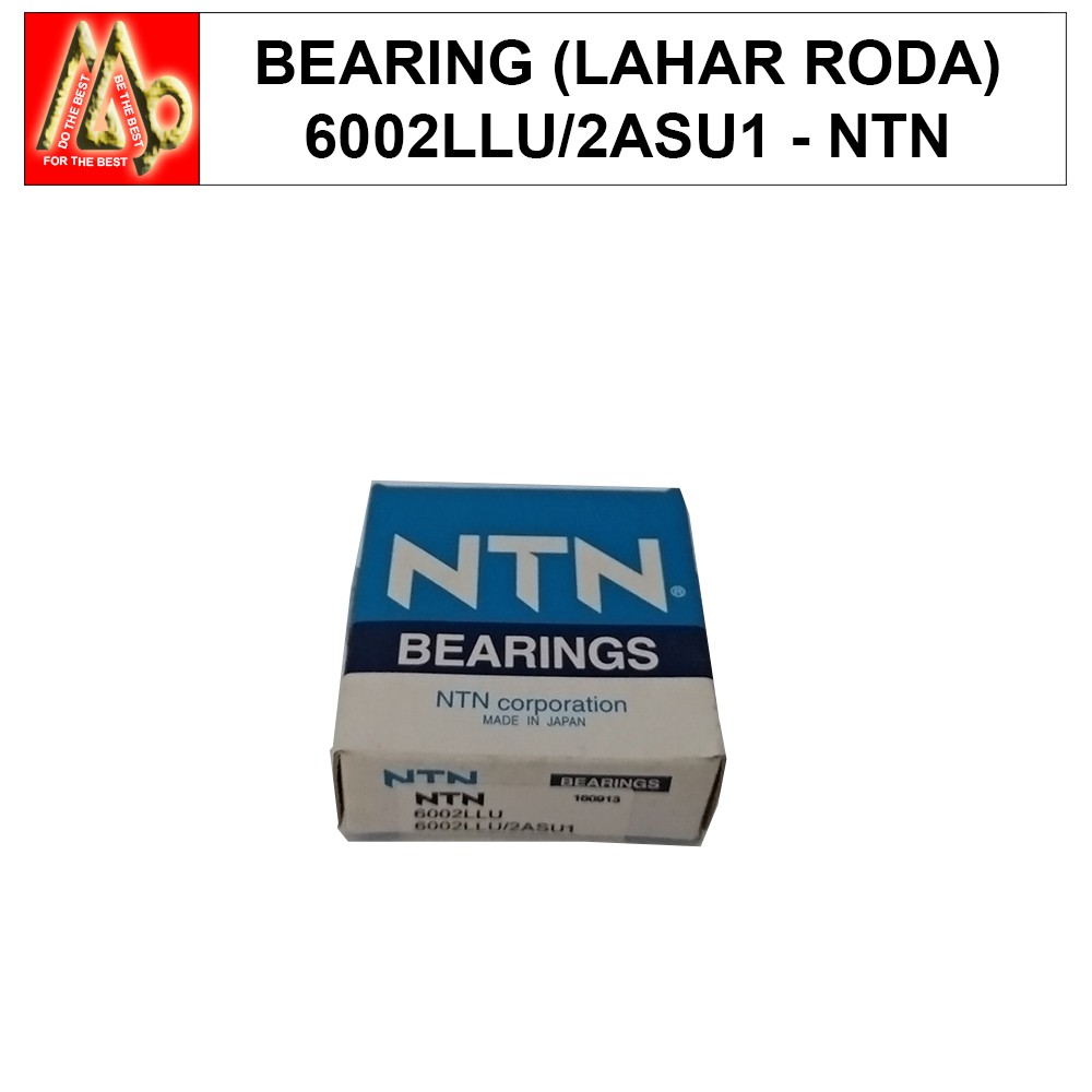 6002LLU / Bearing (Lahar Roda) (Bantalan) / NTN