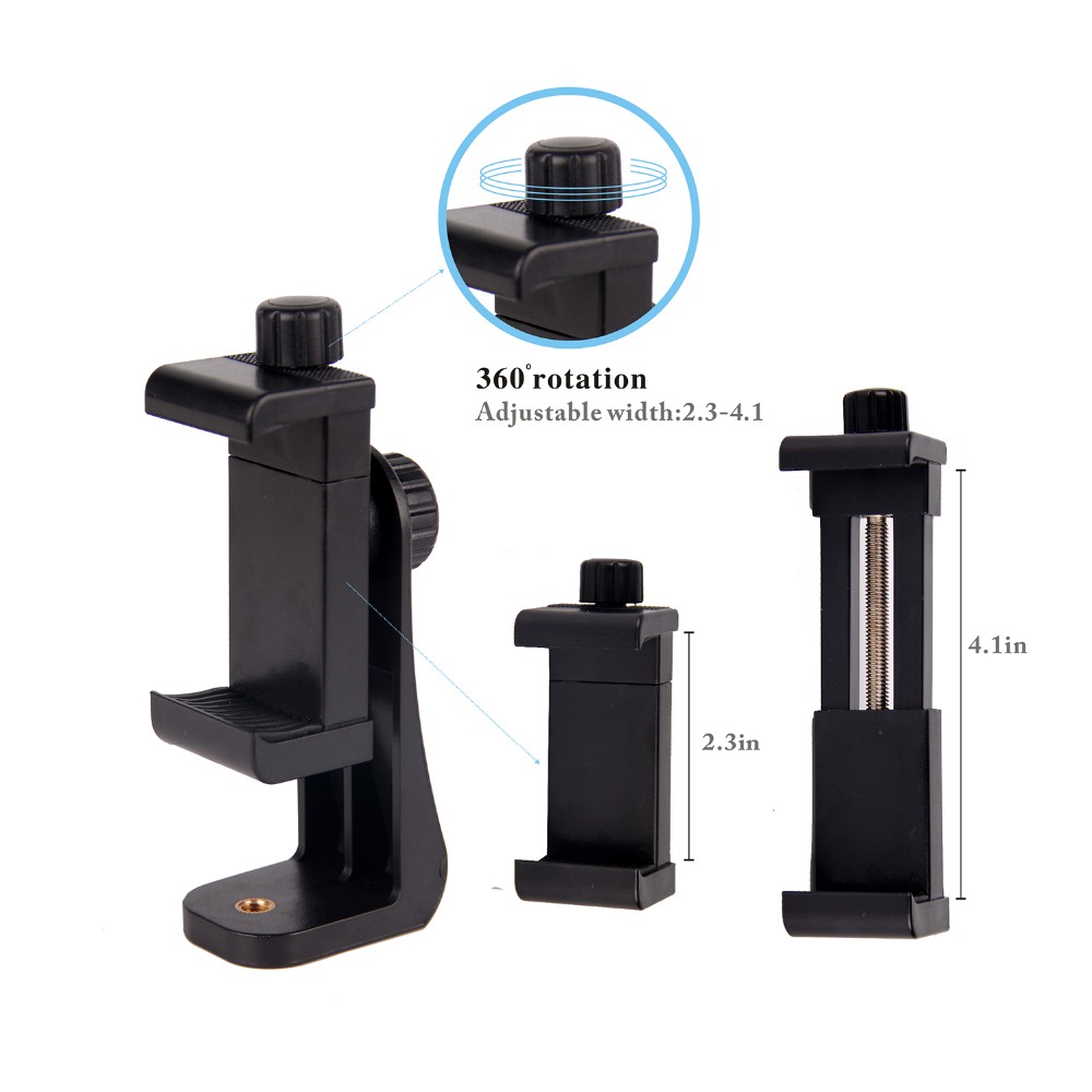 [PROMO] Holder HP / HOLDER PREMIUM HOLDER HP / GO PRO DI TONGSIS TRIPOD ROTATE DESIGN / Klem Penjepit Penyangga HP Smartphone Universal 360 Derajat Clamp Holder Fleksibel Bisa Panjang Pendek Untuk Tripod Tongsis / Universal Holder Crab Clamp plus U Penjep