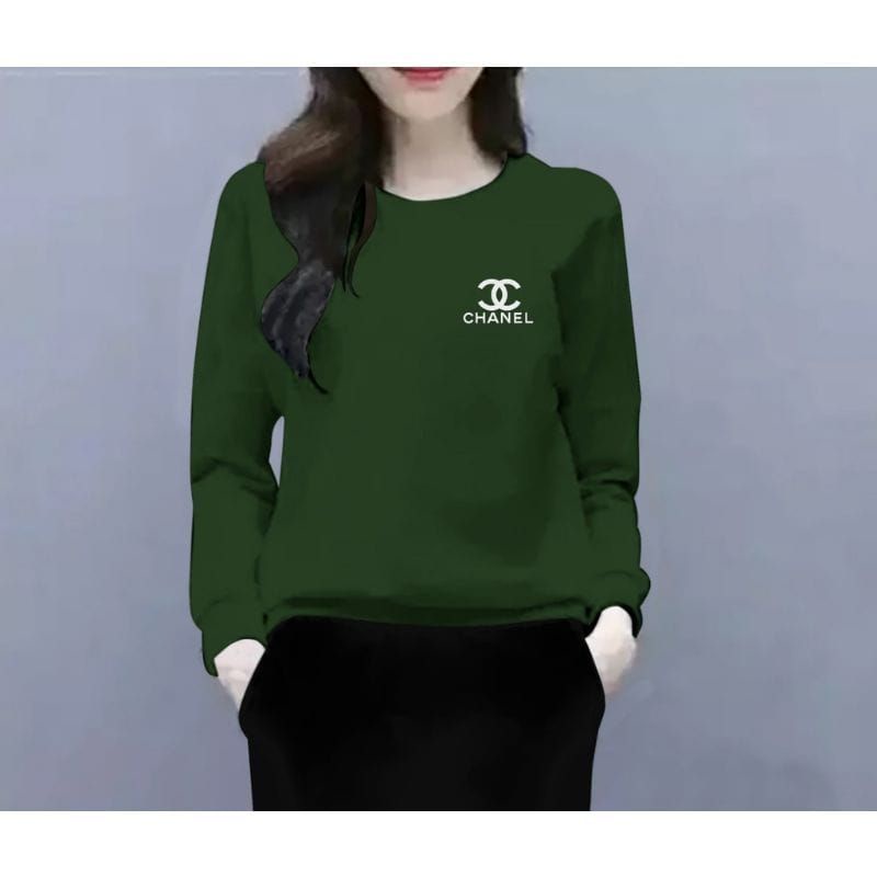 Baju lengan panjang wanita Logo Cnl keren bahan adem bagus / kaos kekinian