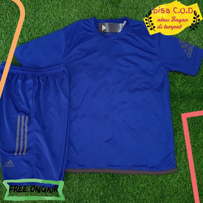 [COD]420 SETELAN FUTSAL / BAJU SEPAKBOLA / JERSEY MURAH ADIDAS BALE CLIMACHILL BIRU GRADE ORI