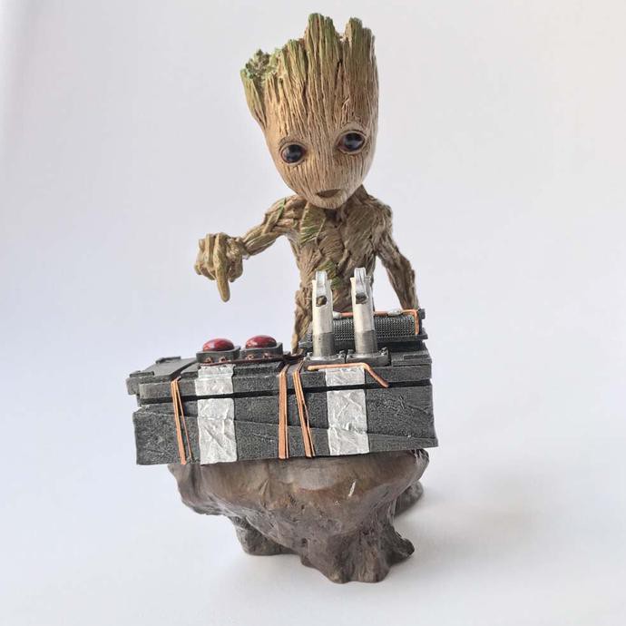 Groot Guardian Of Galaxy Action Figure Dijamin