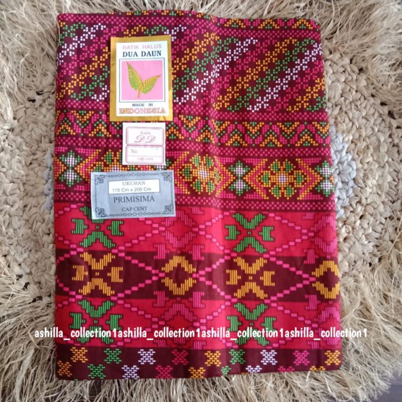 Kain Sarung Batik Wanita Songket Halus Merk DUA DAUN Sarung Wanita Melahirkan