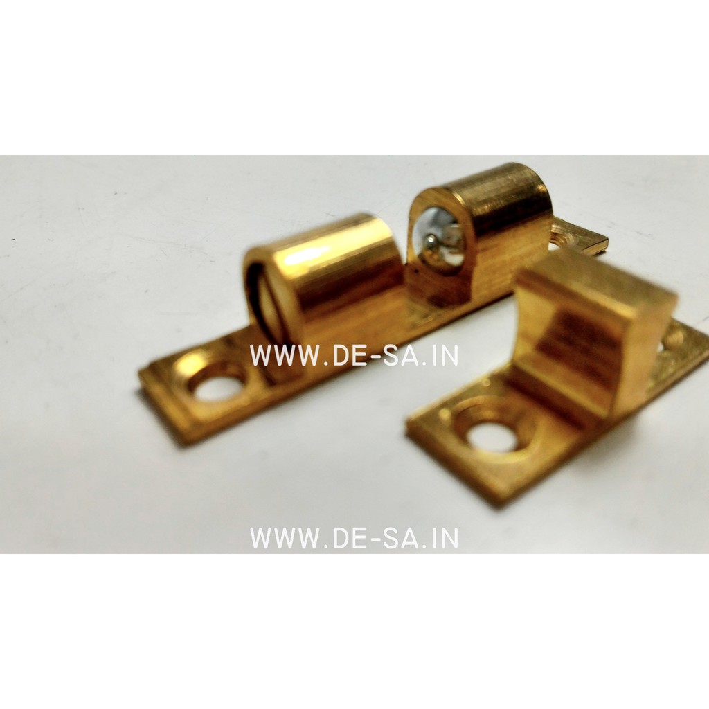 40 MM KECES JEPIT UDANG KUNINGAN KECIL  PINTU KABINET - 4 CM BRASS SMALL CABINET DOUBLE BALL BEARING CATCHES