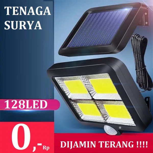 ANBOLT 160COB LAMPU TENAGA SURYA LED /LAMPU TEMBAK TENAGA MATAHARI - LAMPU SOROT SOLAR CELL COB