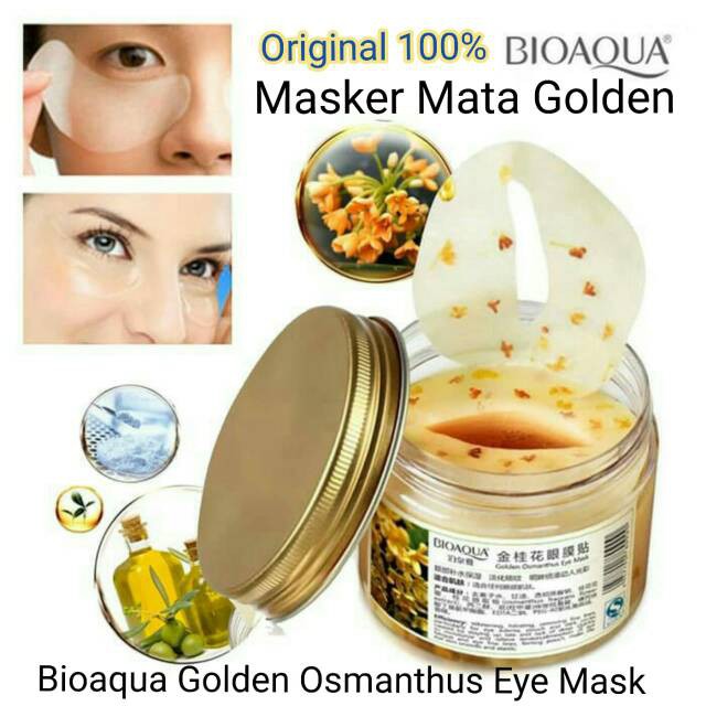 BIOAQUA ORIGINAL Masker Mata Isi 80 Penghilang mata panda/ Kantung mata hitam/ kantung mata bengkak
