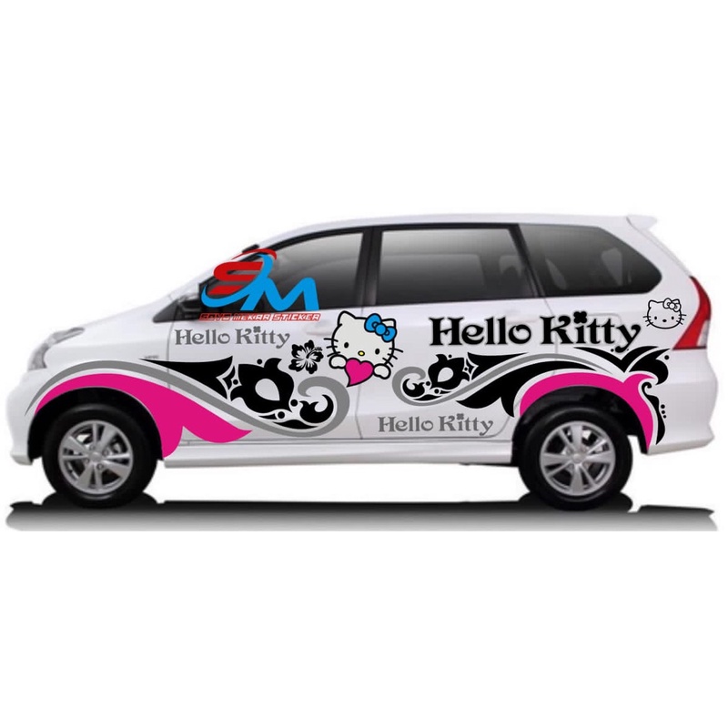 stiker mobil sticker body mobil full hello kitty termurah avanza xenia