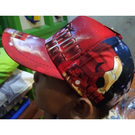 Topi Anak Karakter Ironman anak laki-laki topi anak superhero Terbaru