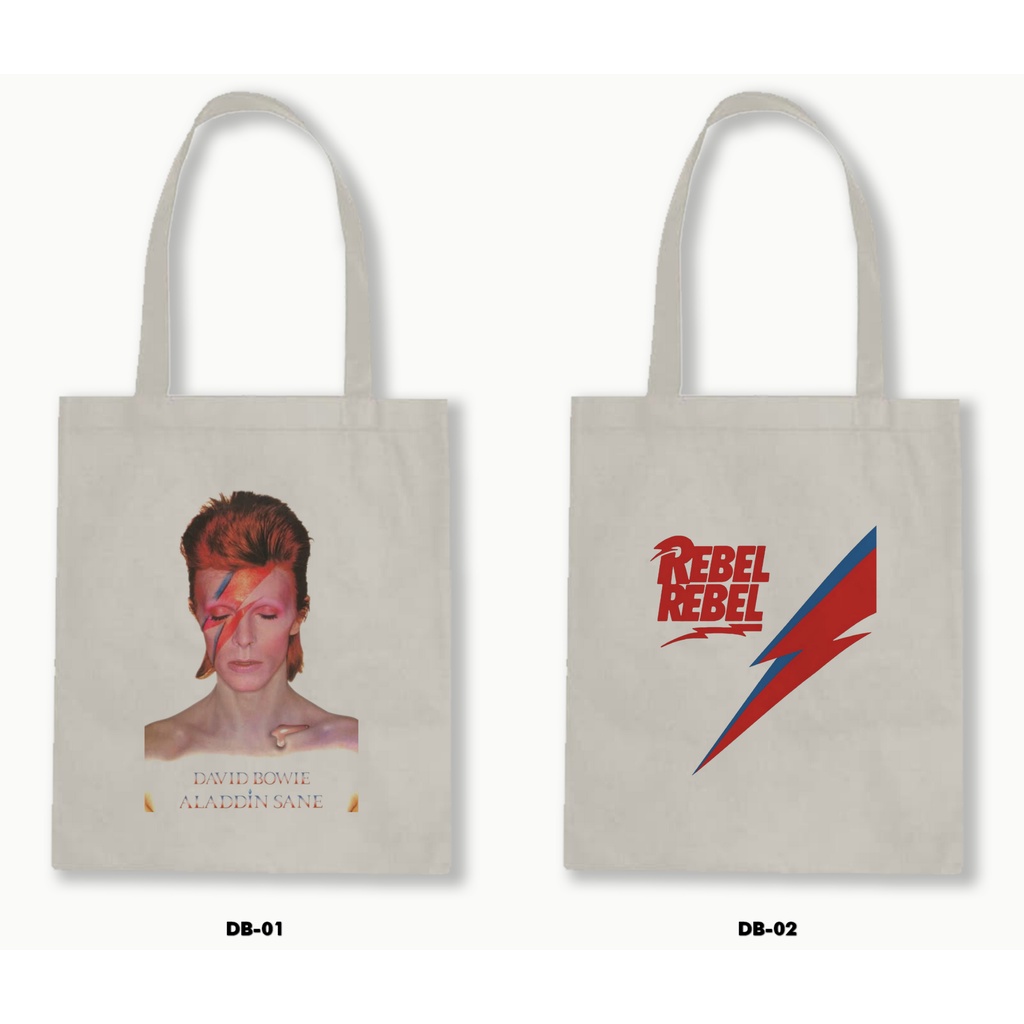 TOTE BAG BLACU - DAVID BOWIE