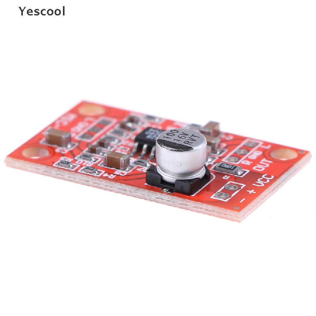 Yescool AD828 Papan preamplifier Mikrofon stereo Dinamis DC 3.7V-15V 12V