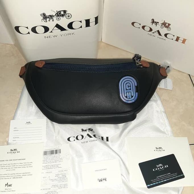 ✅ HOT WAISTBAG PRIA DISTRO✅ WAISTBAG COACH ORIGINAL FULLSET MURAH