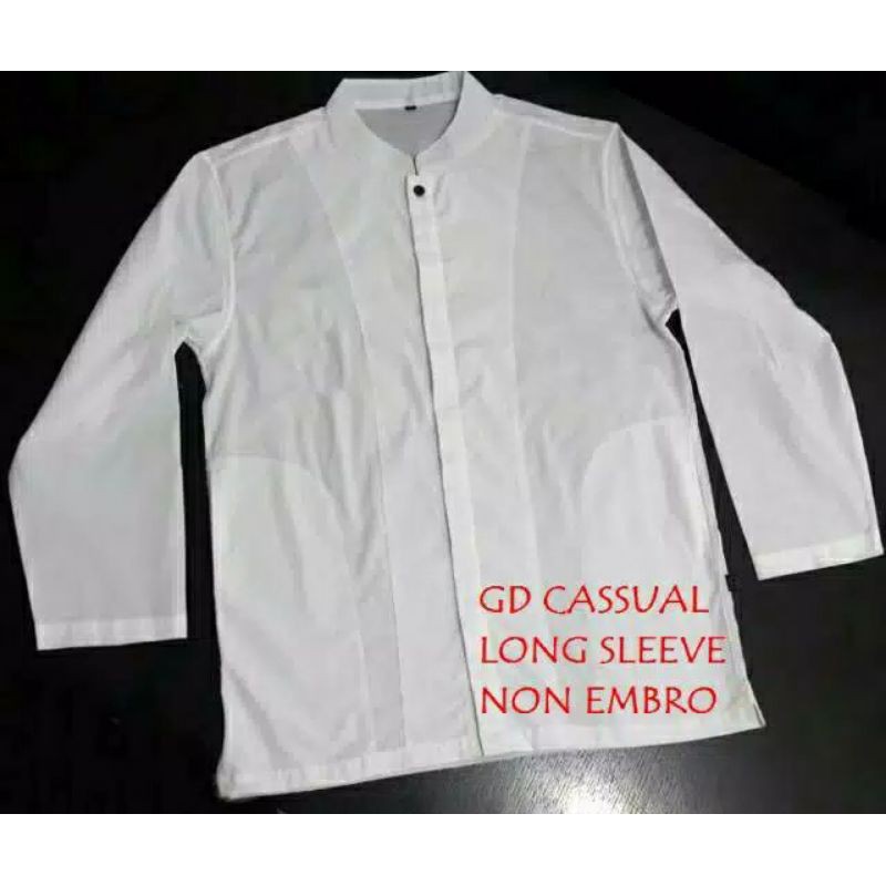 BAJU KOKO PRIA GAJAH DUDUK CASUAL LONG SLEEVE