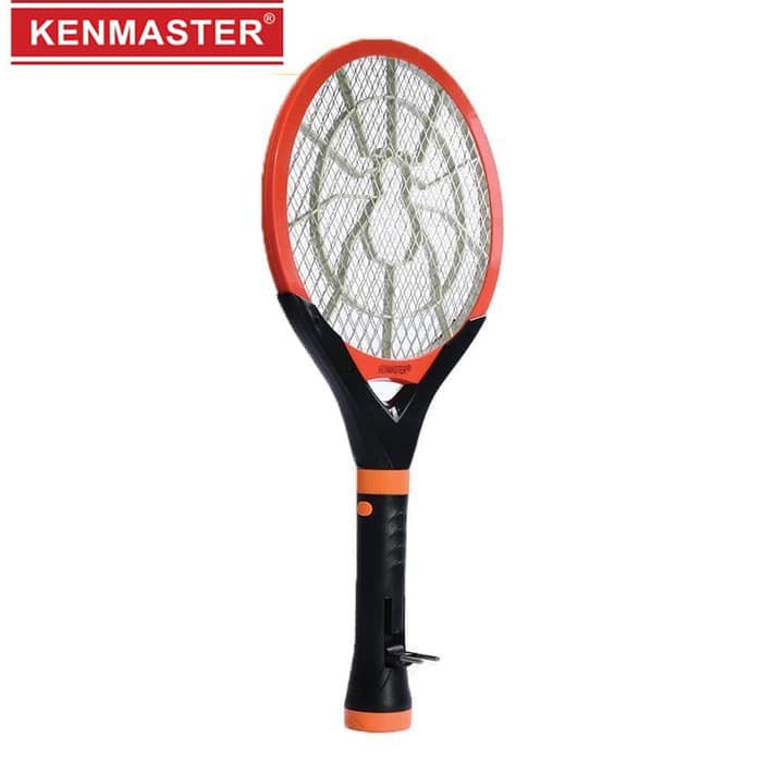 Kenmaster Mosqutto Killer Senter UV - KM-089 Raket Nyamuk Rechargeable