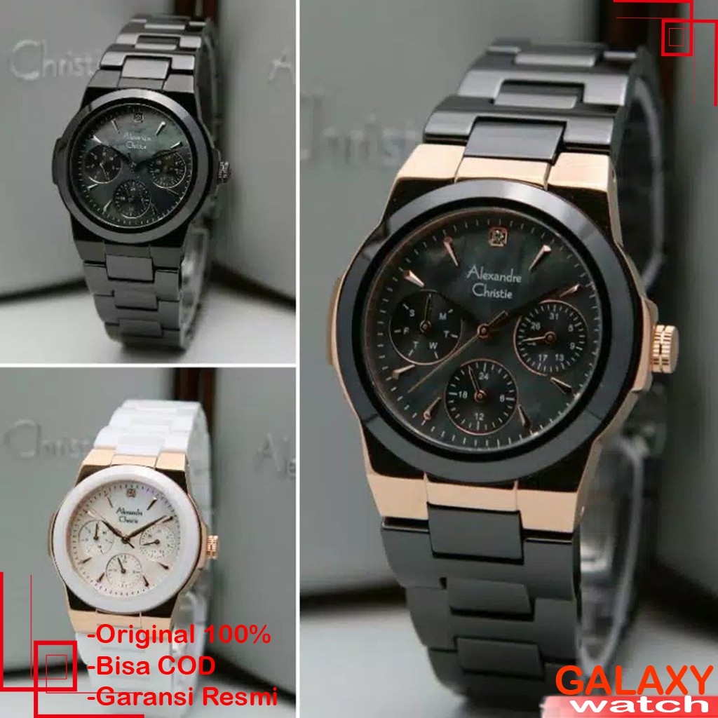 ALEXANDER CHRISTIE WANITA ORIGINAL JAM TANGAN ALEXANDRE CHRISTIE JAM ALEXANDER CRISTIE AC ALEXANDRE 