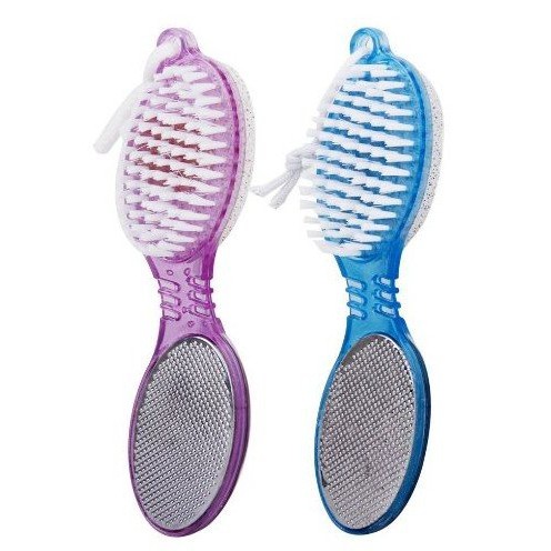 4 Step Pedicure Paddle Brush Sikat Perawatan Kulit Kaki Kuku Tumit Ped