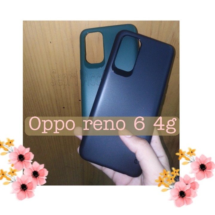 Case Oppo Reno 6 4g Silikon Oppo Soft Case Warna Polos Casing Oppo Reno 6