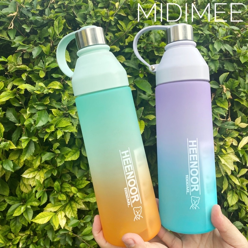 Tumbler Botol Minum Gradasi Free sticker 1 Liter (HN-533)