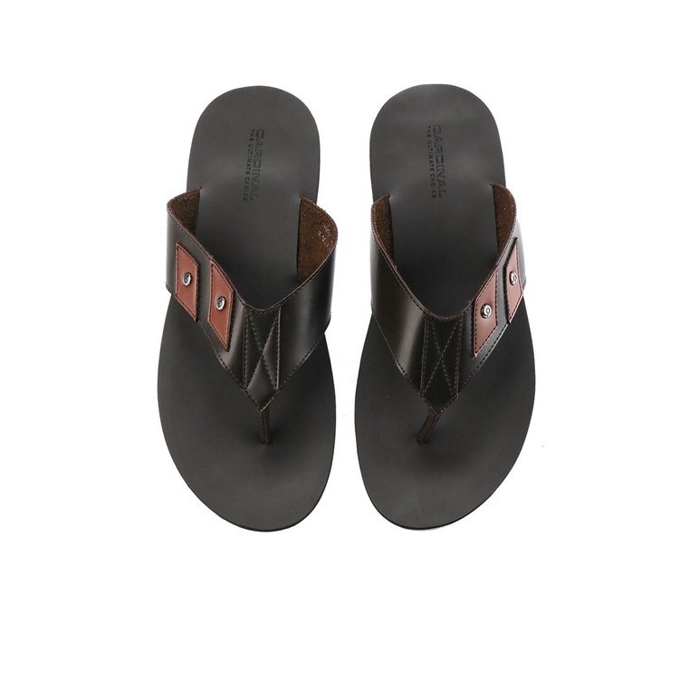 SANDAL JEPIT PRIA CARDINAL ORIGINAL CASUAL TERBARU COKLAT CA32