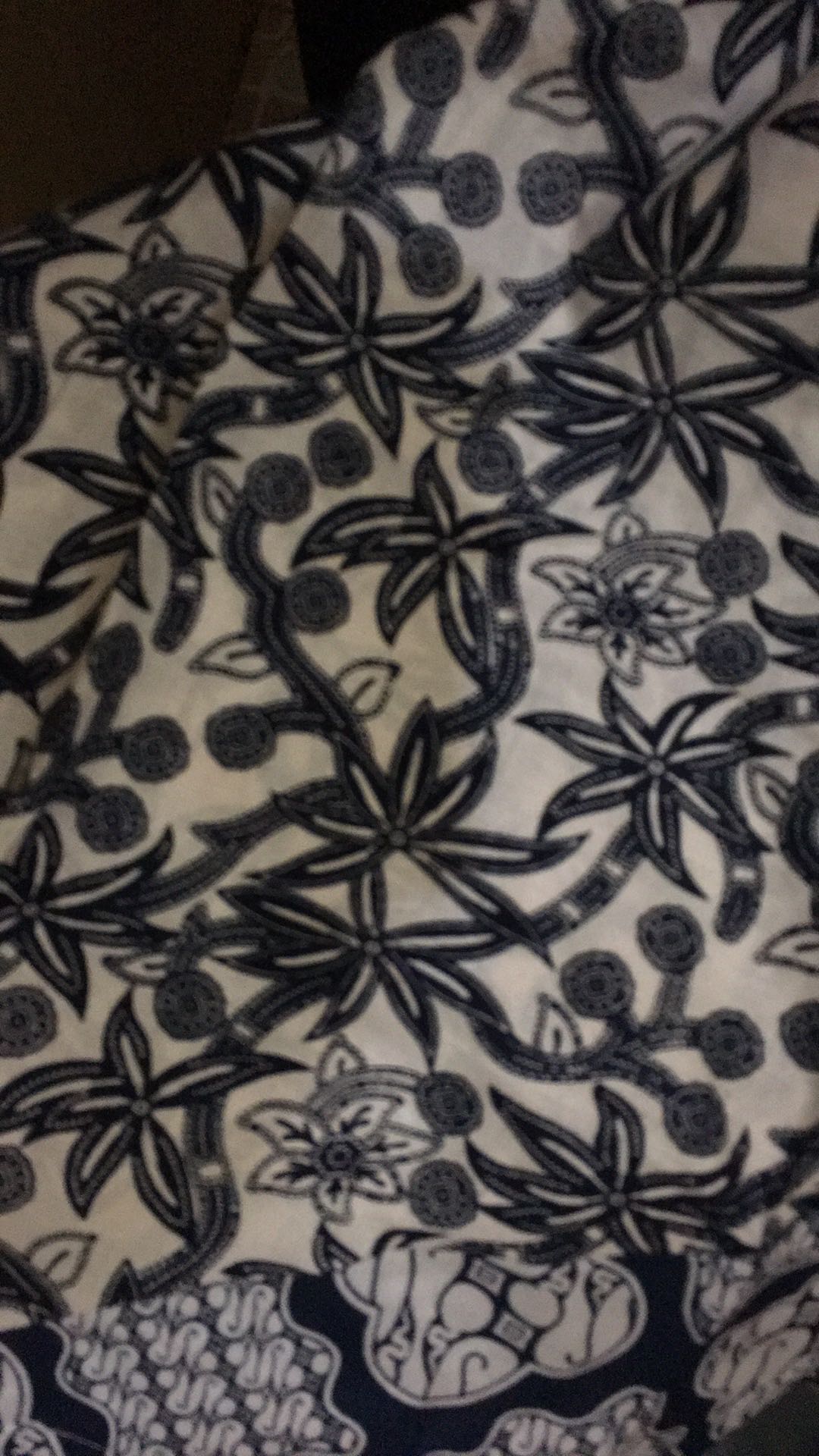 Comfortclothes9 -[ Real Pict] Atasan Batik Wanita Luna Top Seragam Kantor Lengan Pendek Ld 96cm