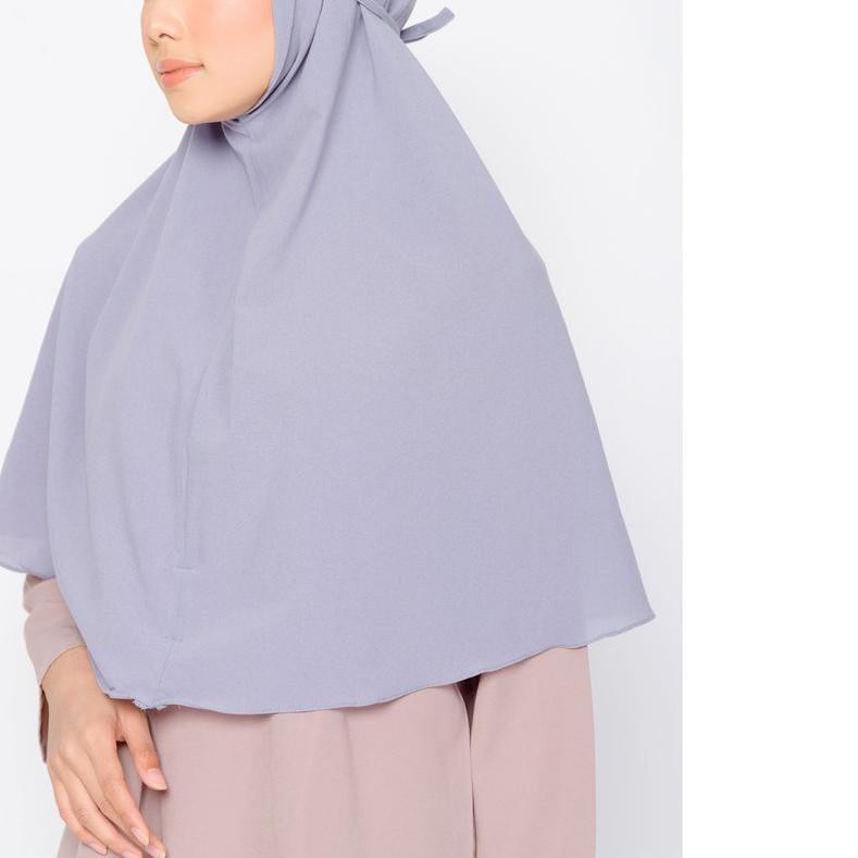 ◘ ZM Zaskia Mecca - Izy Silver Hijab Kerudung Bergo ♂