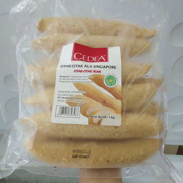 

Cedea otak otak ikan ala singapura 1 kg