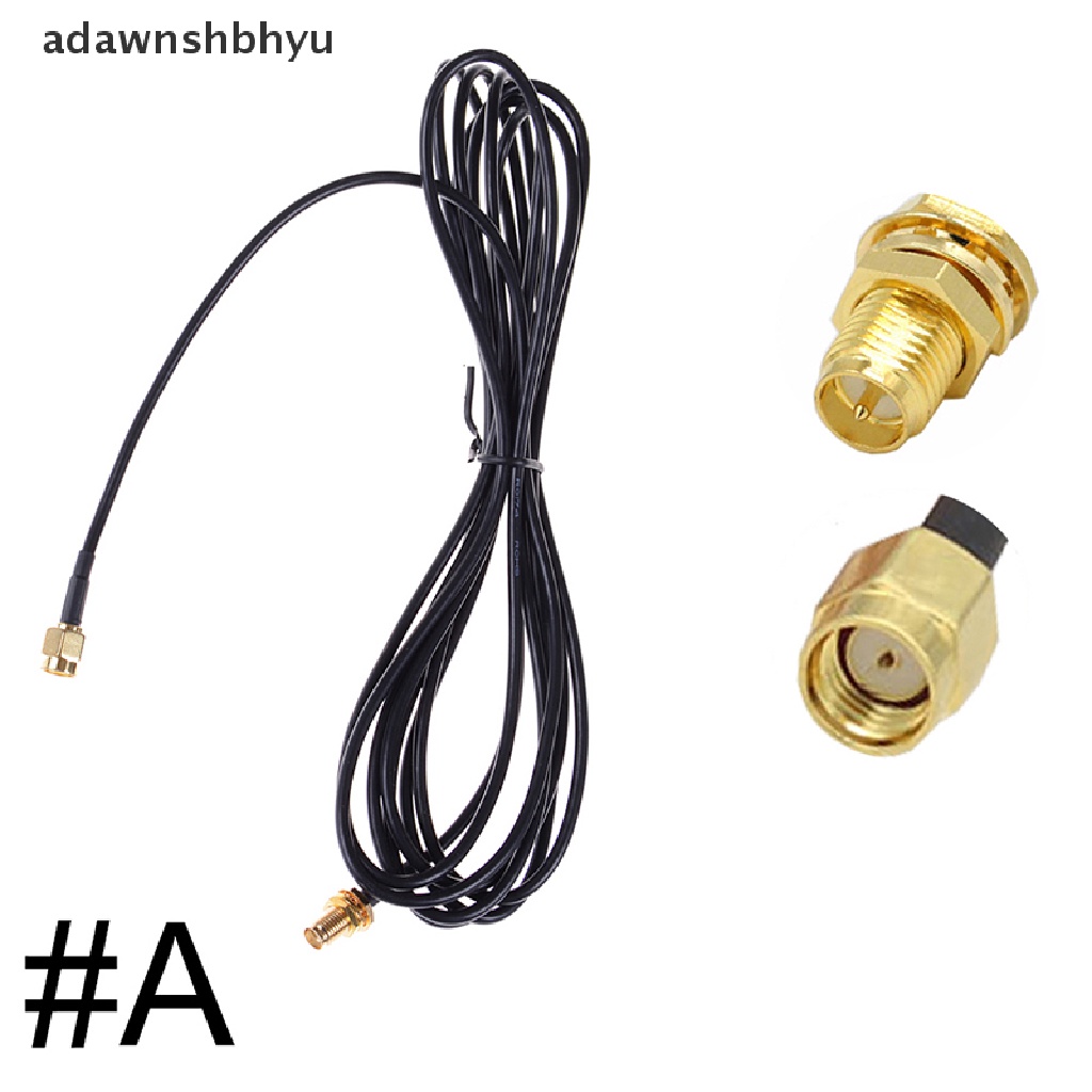 Adawnshbhyu 10M SMA Male to Female Adapter Plug Connector Kuncir Kabel Ekstensi Coaxial