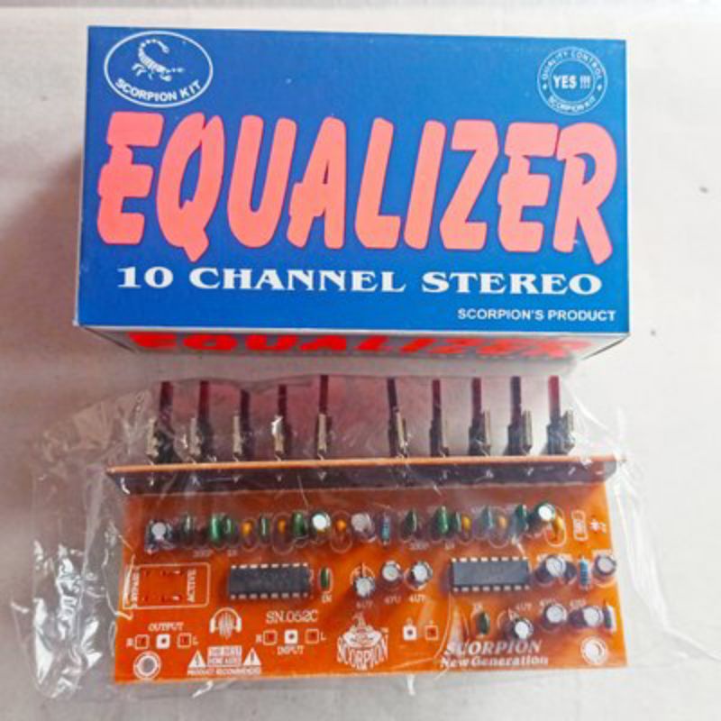 KIT Equalizer 10 Channel Stereo By Scorpion
