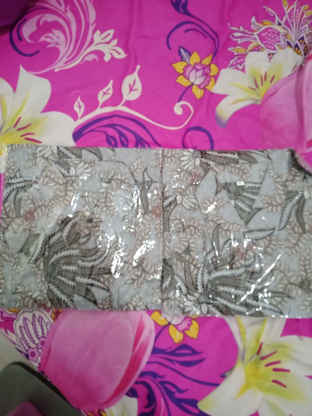 Size M L Xl Xxl Bswart Batik Hrb026 Kenongo Hem Pendek Padi Pekalongan M L Xl Xxl Batik Pria Murahl