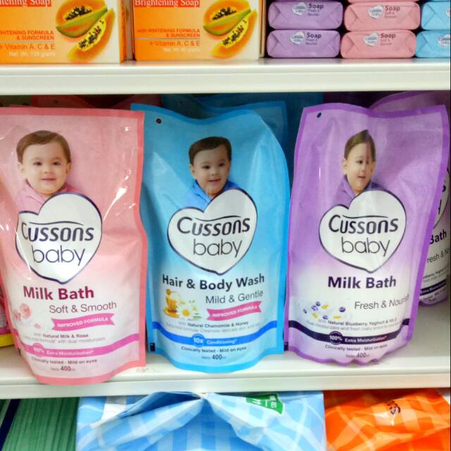 Cussons baby bath refill 400ml