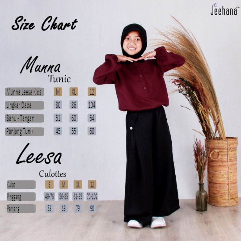 Tunik Original Munna Kids by Jeehana|Baju Tunik|Tunik Kids|Tunik Anak|Tunik Remaja|Tunik Balita|Atas