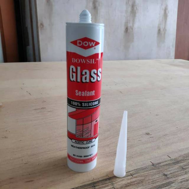 Silicone Glass Sealant Lem  Silikon Kaca merk Dow Corning 