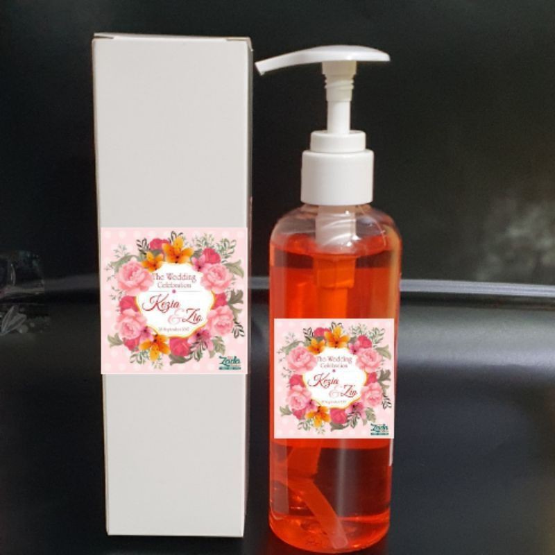 

Souvenir Pernikahan Sabun Cuci Tangan 250ml + Packing Kardus