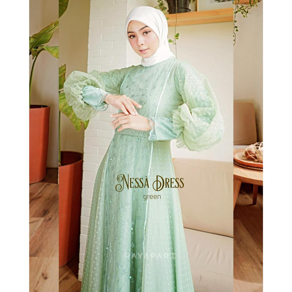 GAMIS MAXI  NASYA/GAMIS KONDANGAN LEBARAN/GAMIS BROKAT /DRESS KONDANGAN TERBARU 2023/GAUN PESTA