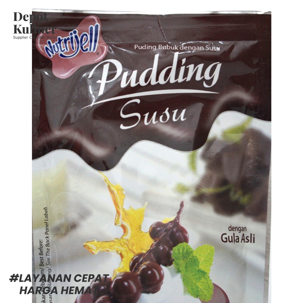 Nutrijell Pudding Susu Rasa Cokelat 145gr Chocolate Flavour