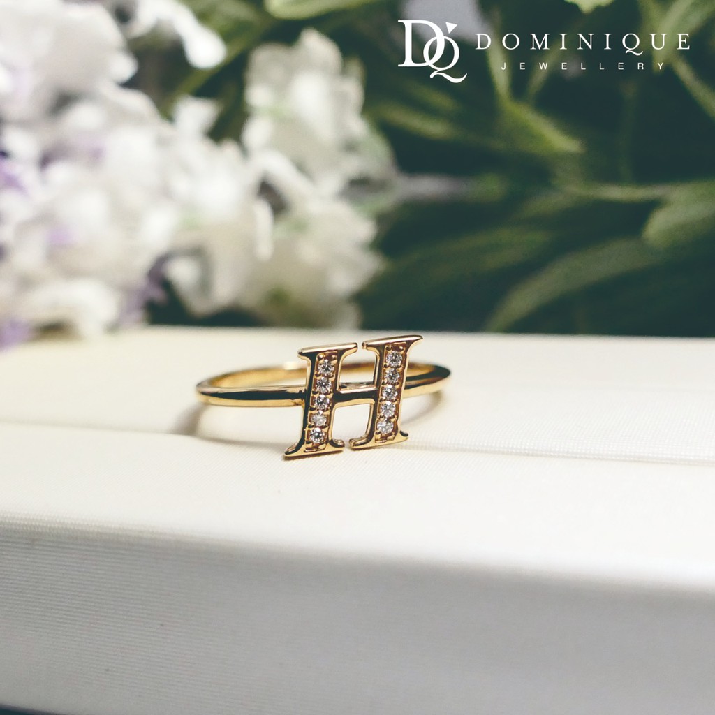 

Dominique Jewellery - Ladies Ring Diamond Alphabeth H