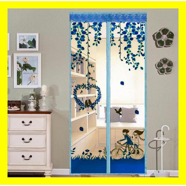 PROMO 40% Tirai Magnet Anti Nyamuk Motif Karakter Gorden Kelambu Pintu Jendela Good Quality