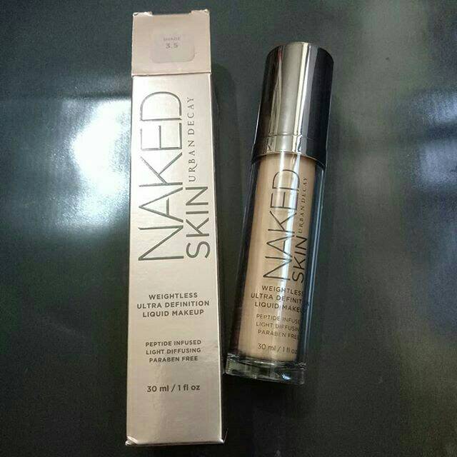 NEW URBAN DECAY NAKED SKIN WEIGHTLESS ULTRA DEFINITION LIQUID FOUNDATION ORIGINAL FULL SIZE BNIB