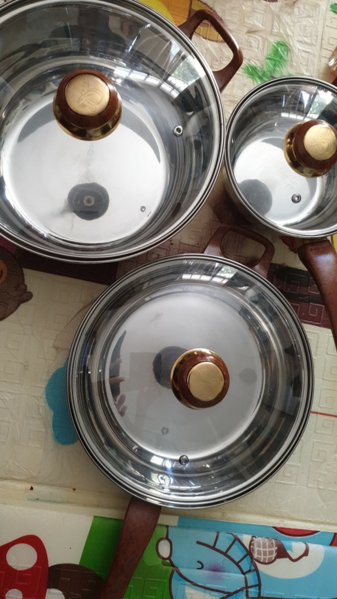 Panci Set Wajan Serbaguna Q2 7206 Panci Stainless