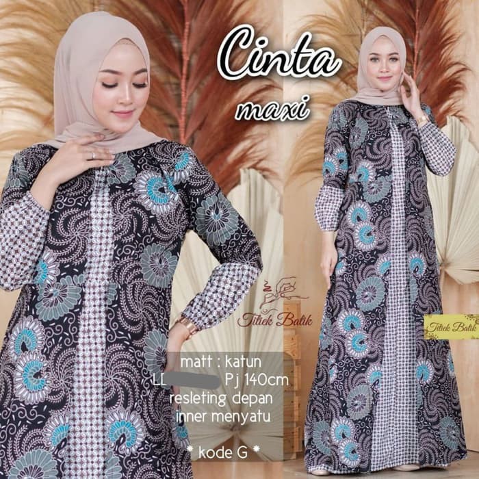 gamis jumbo baju wanita Ld 110 terbaru 2020 gamis modern