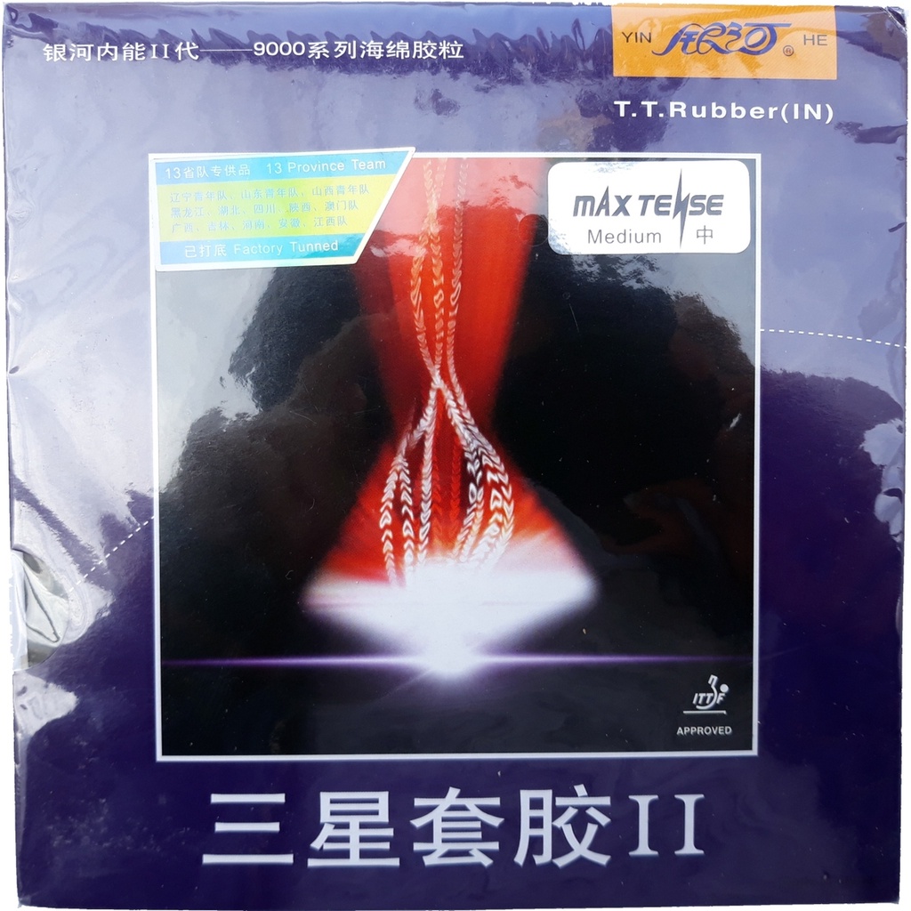 Karet Bat Tenis Meja Pingpong Yinhe 9000 II 3star Medium