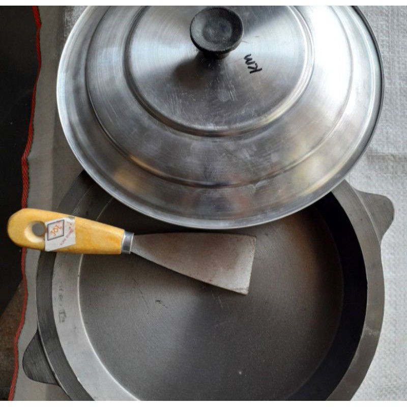 LOYANG MARTABAK MANIS,MARTABAK BANGKA,TEBAL BAJA HITAM COR ASLI