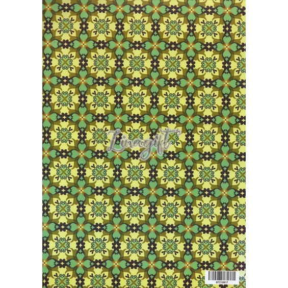 ( 5 Lembar ) KERTAS KADO VL CLASSIC AESTHATIC - GIFT WRAPPING PAPER BATIK VINTAGE COLORS