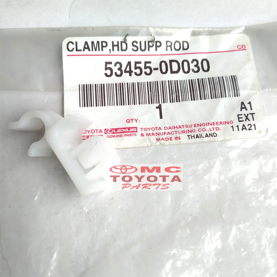 Clip Clamp Hood Stang Kap Mesin Vios Limo old 53455-0D030