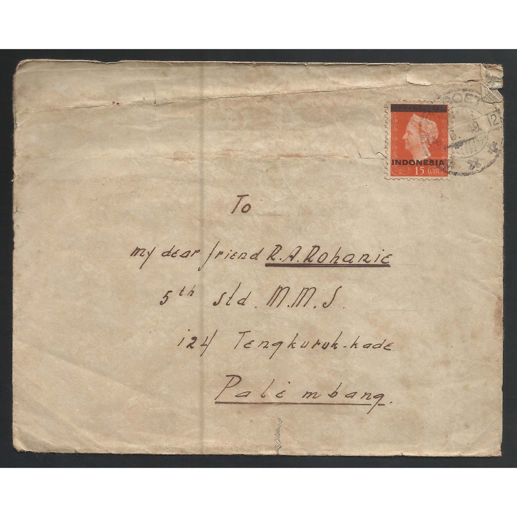 

Perangko Filateli L99 - Indonesia Post Card 14.06.1949 From Gaeoet