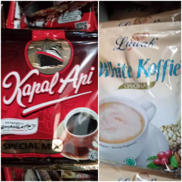 

Kopi mix kapal api +white koffie