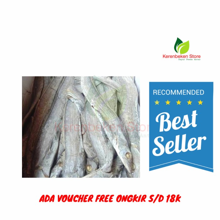 

ikan asin layur per 100gr