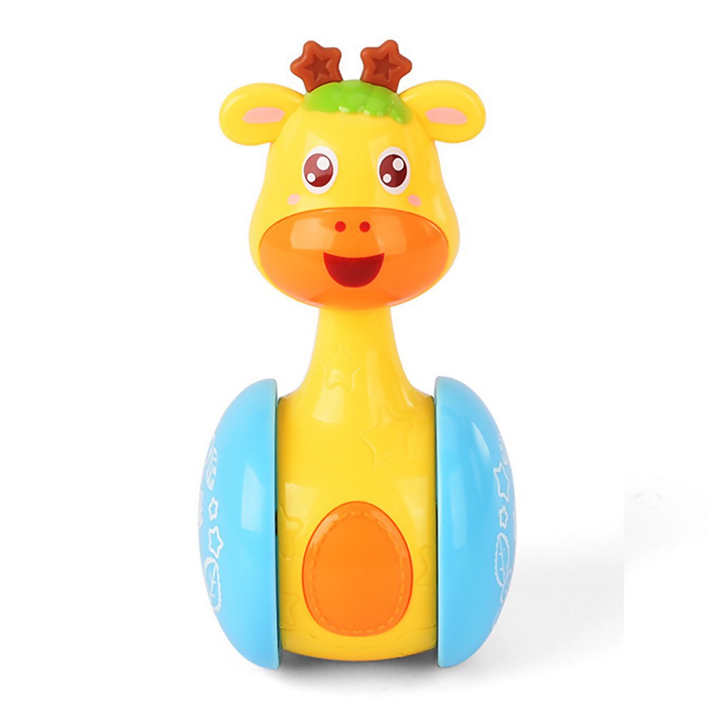 Ka Mainan Tumbler Kartun Hewan Jerapah Gerak Maju Mundur Untuk