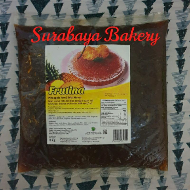 

Frutina Pineaple Jam/Selai Nanas Frutina 2Kg