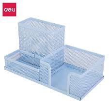 

PEN STAND TEMPAT ALAT TULIS MEJA SERBAGUNA DELI 9154 SOFT PASTEL COLOUR STATIONERY STAND DESK