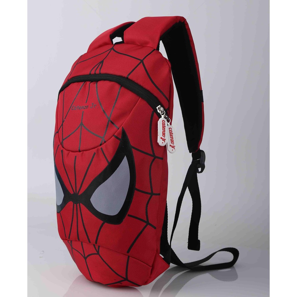 Tas Sekolah Anak Spiderman Merah Cordura