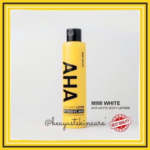 [100% ORIGINAL) Body Lotion AHA MIMI WHITE 200 Ml